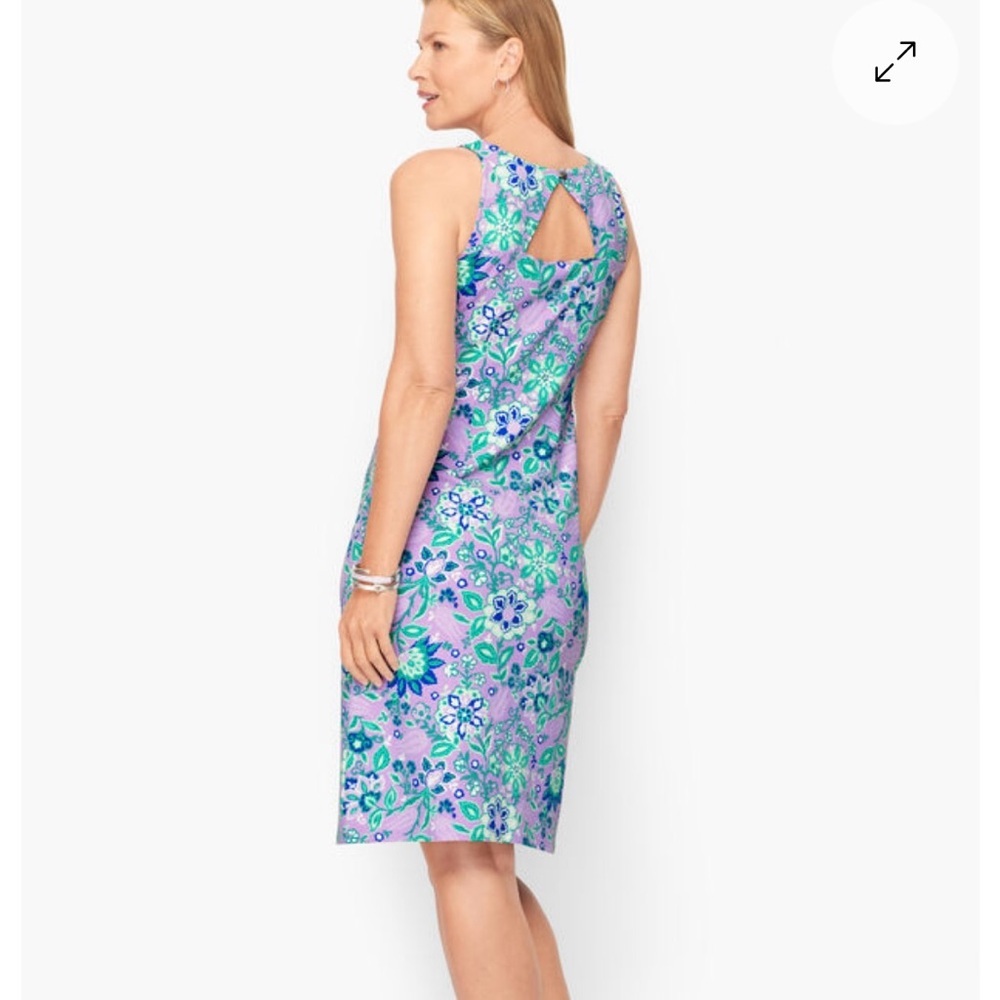 TALBOTS Effortlessly Jersey Floral Shift Dress